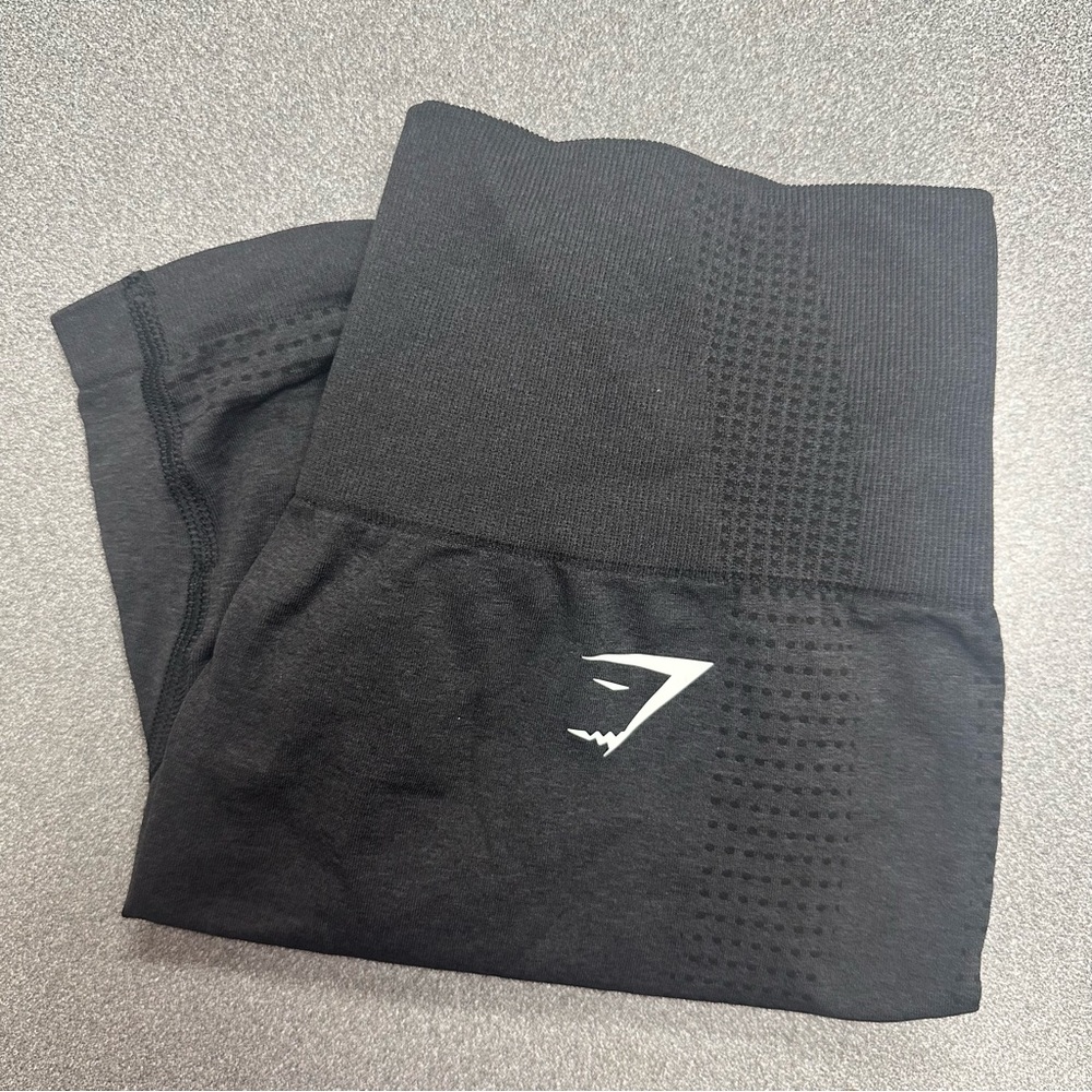 Gymshark Vital Seamless Shorts Black Marl - M